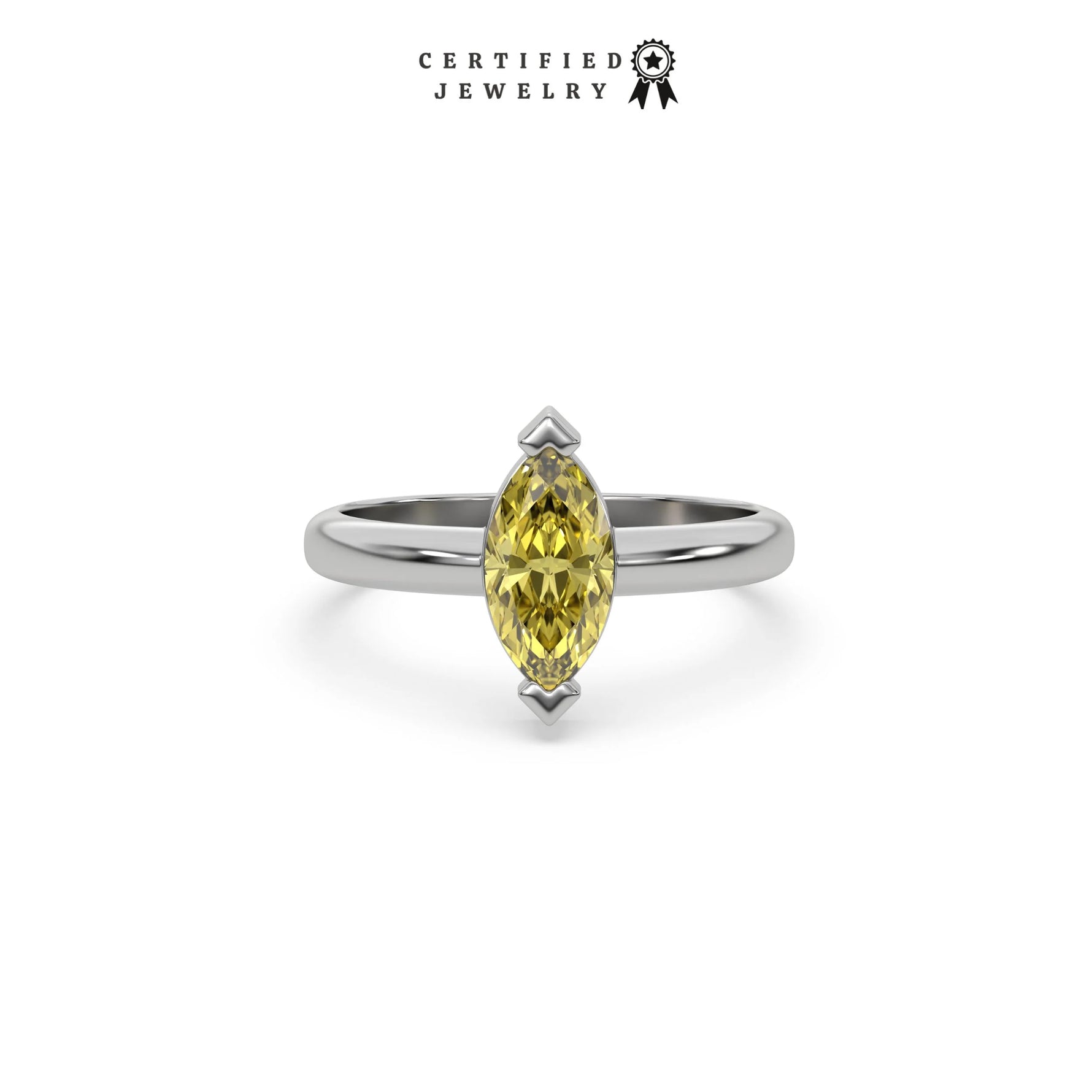 Yellow Diamond Ring, Marquise Cut Diamond Ring, Marquise Engagement Ring, Marquise Diamond Ring, Marquise Cut Wedding Ring