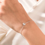 emerald Solitaire Bracelet 