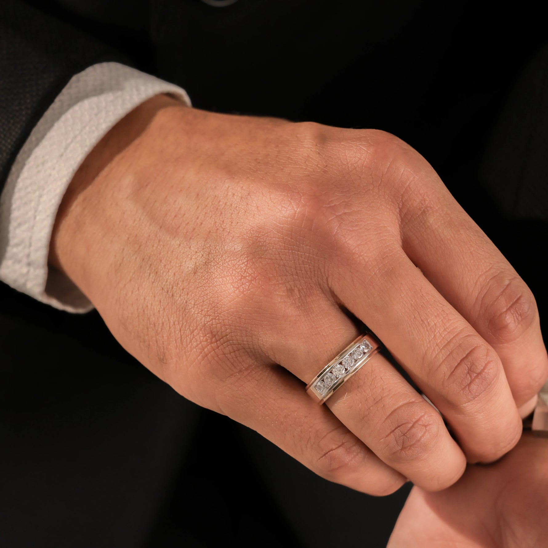 Round Diamond Gold  Ring