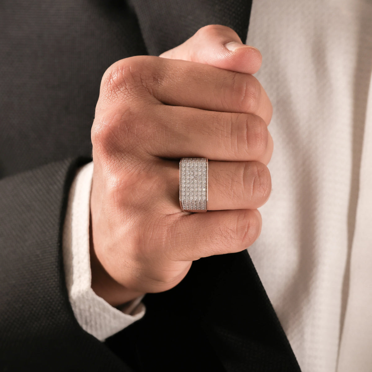 Men Gold Diamond Ring