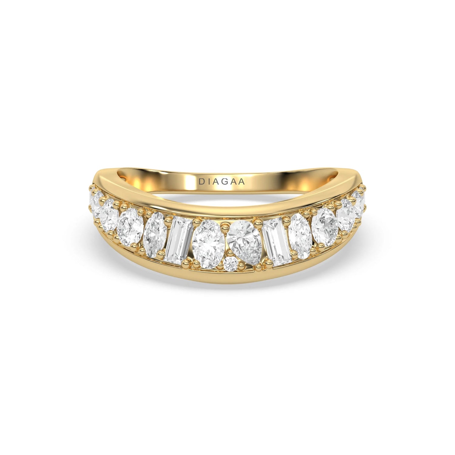 1.10 CT Mixed Cut Lab Diamond Ring