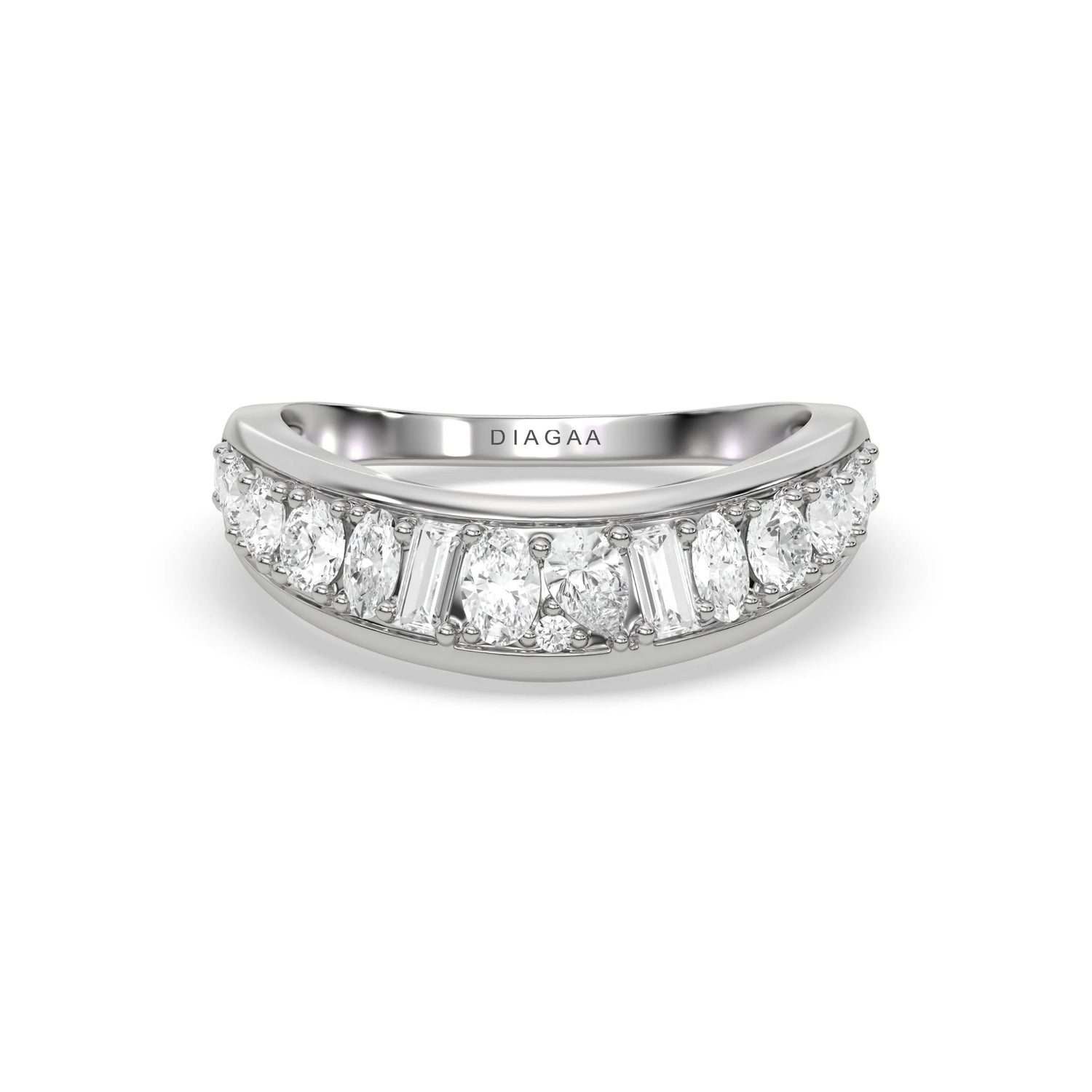 1.10 CT Mixed Cut Lab Diamond Ring