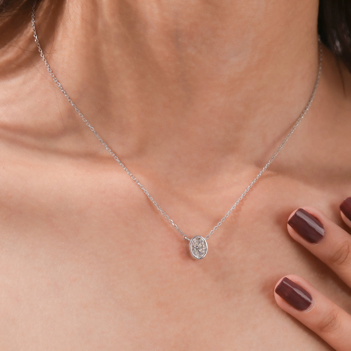 Diamond Solitaire Necklace