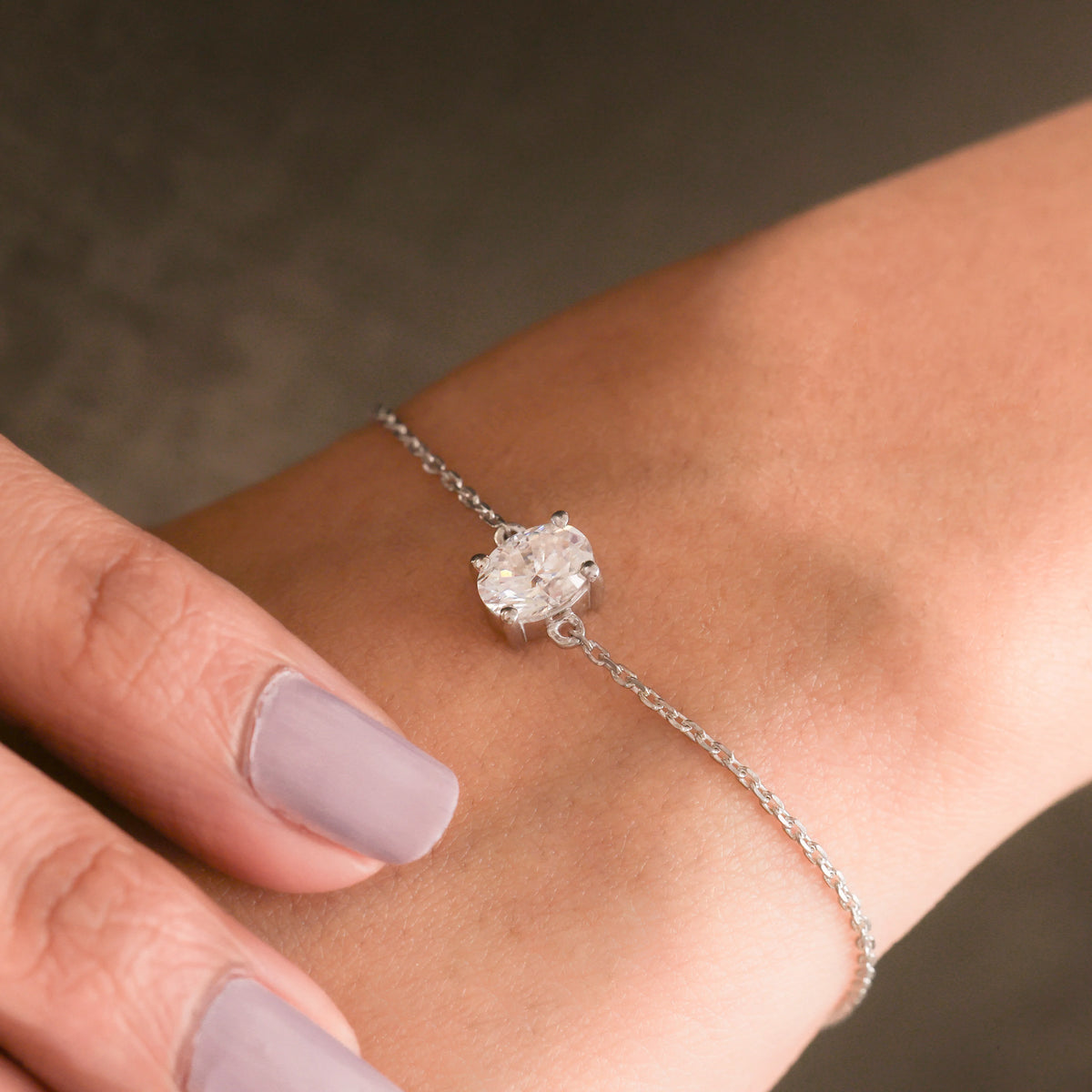 Single Diamond Bracelet