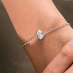 Pear Diamond Bracelet 
