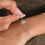 Pear Diamond Gold Bracelet 