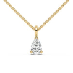 14K Yellow Gold Diamond Necklace