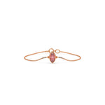 18K Rose Gold Fancy Pink Marquise Diamond Bracelet