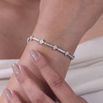 Round Diamond Gold Bracelet 