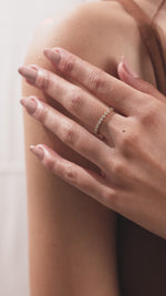 Round Diamond Bezel Ring 