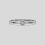 Petite Solitaire Ring