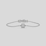 This video features a Solitaire Oval Diamond Bracelet made with oval diamond, securely set in prong setting