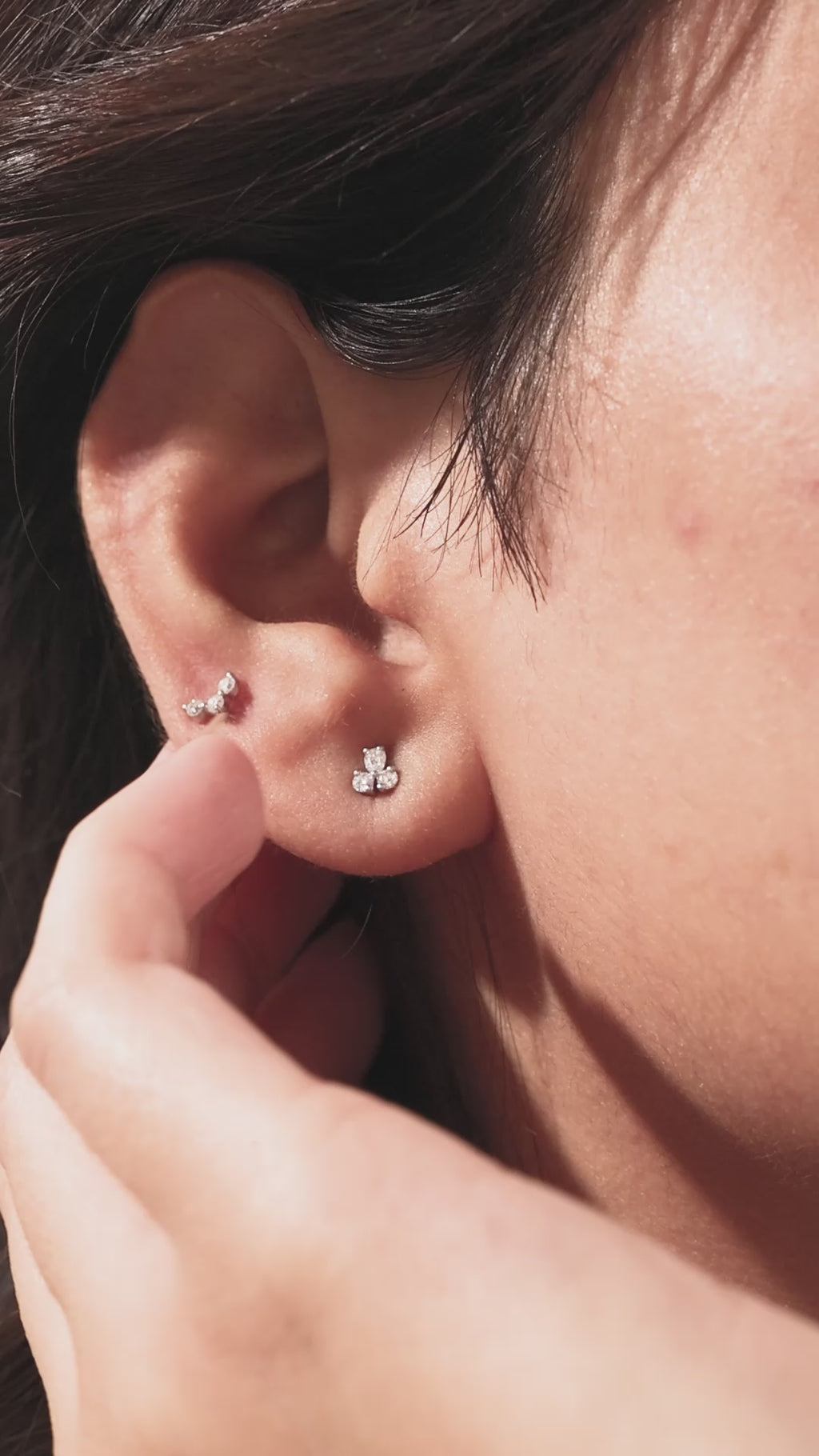 Real Diamond Earring