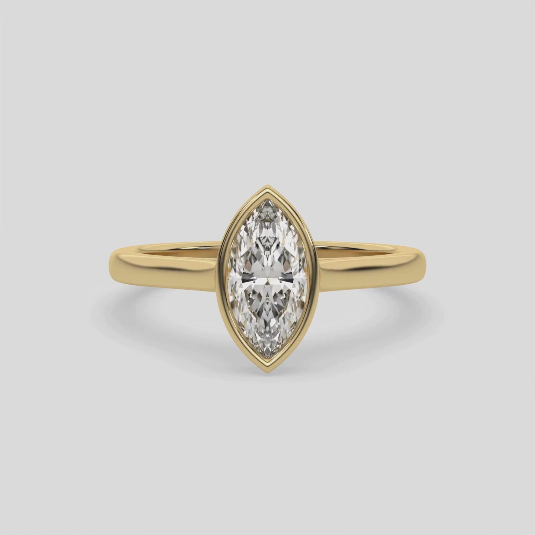 Marquise Diamond Engagement Ring