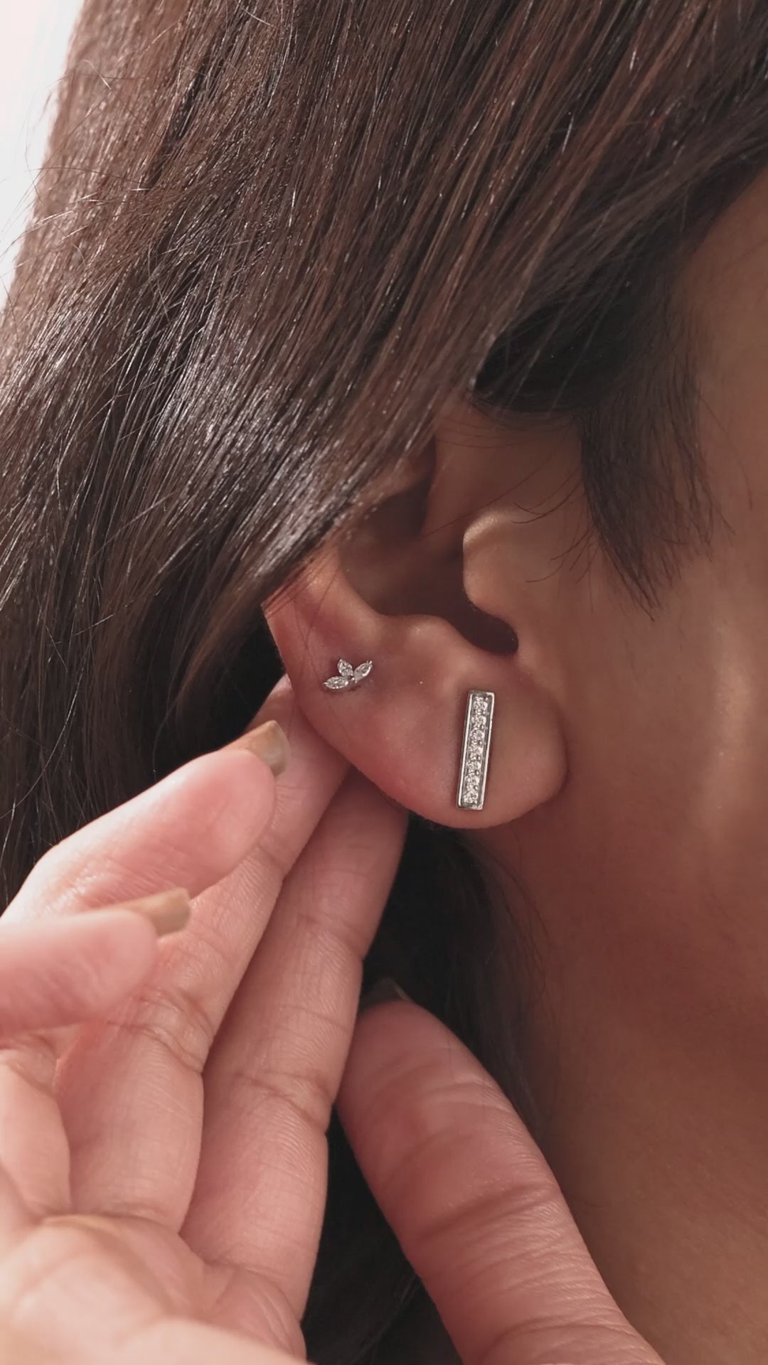 Real Diamond Earring