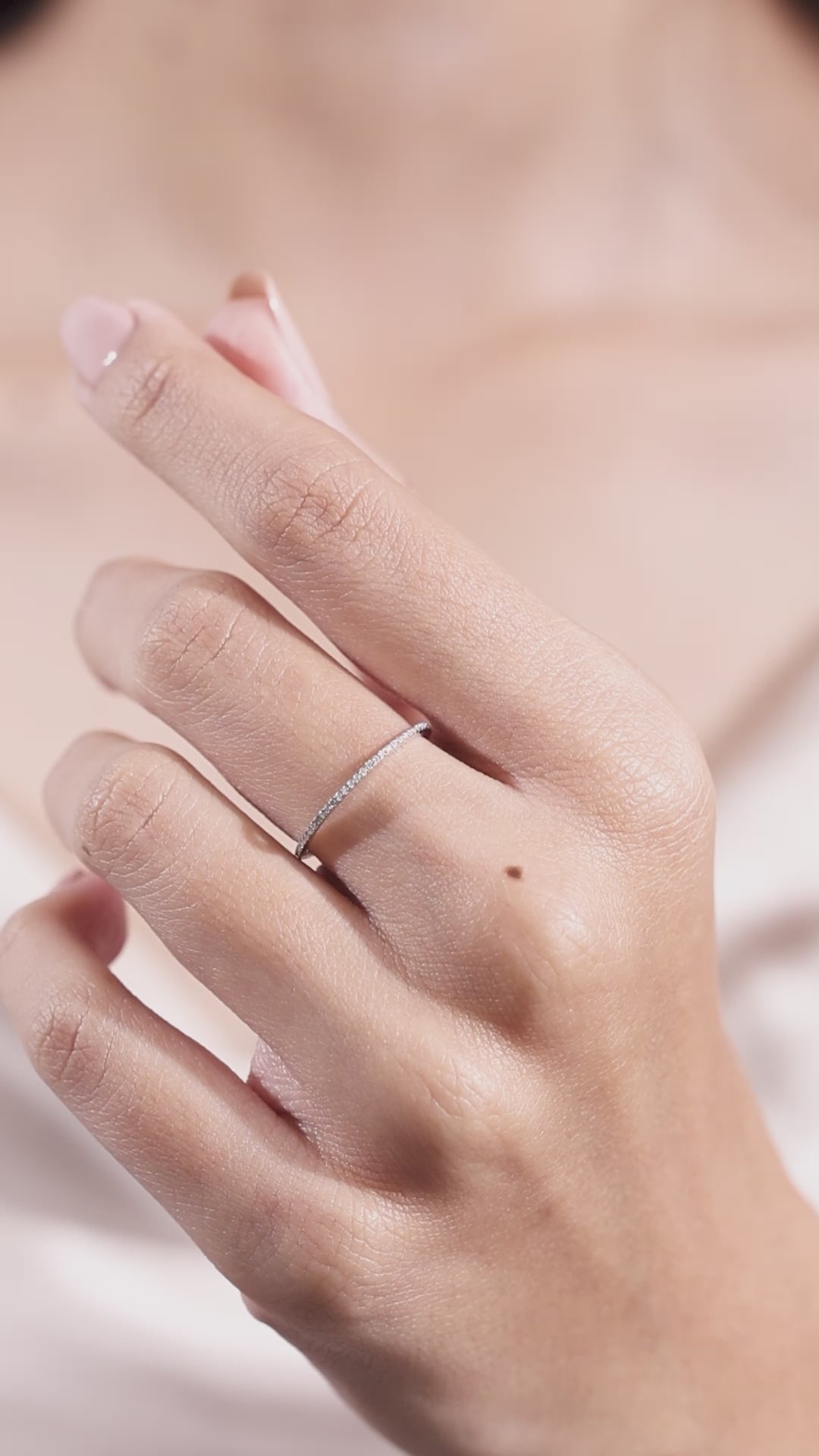 Round Diamond Full Eternity Ring