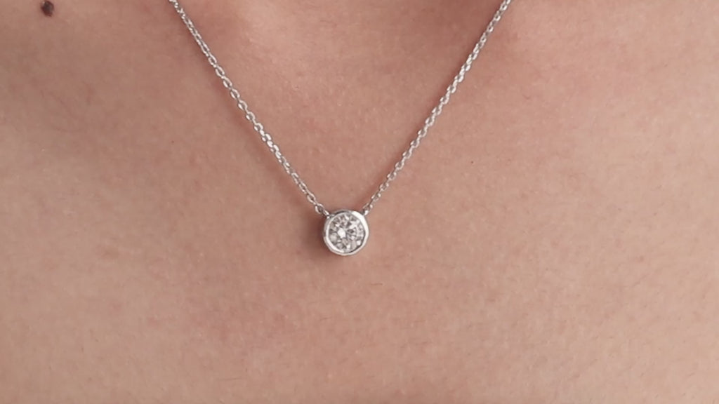Round Diamond Necklace