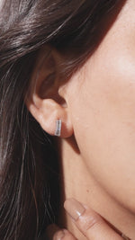 Baguette Hoops Earring 