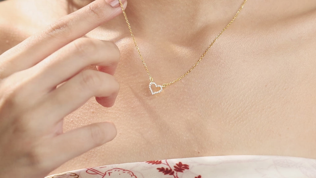 Heart Diamond Necklace