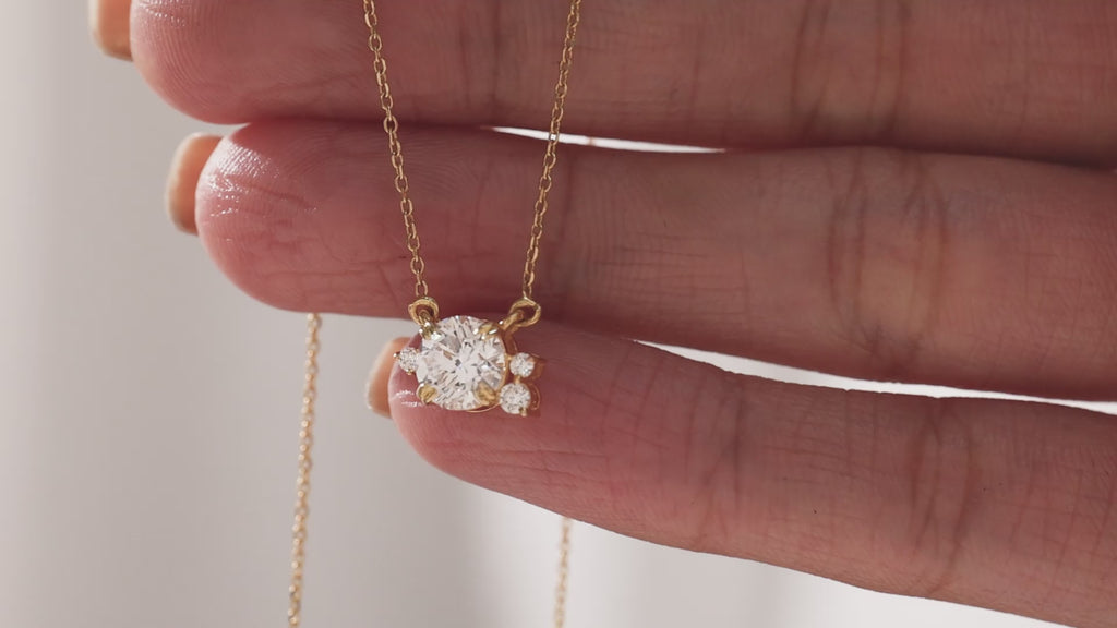 Solitaire Diamond Necklace 