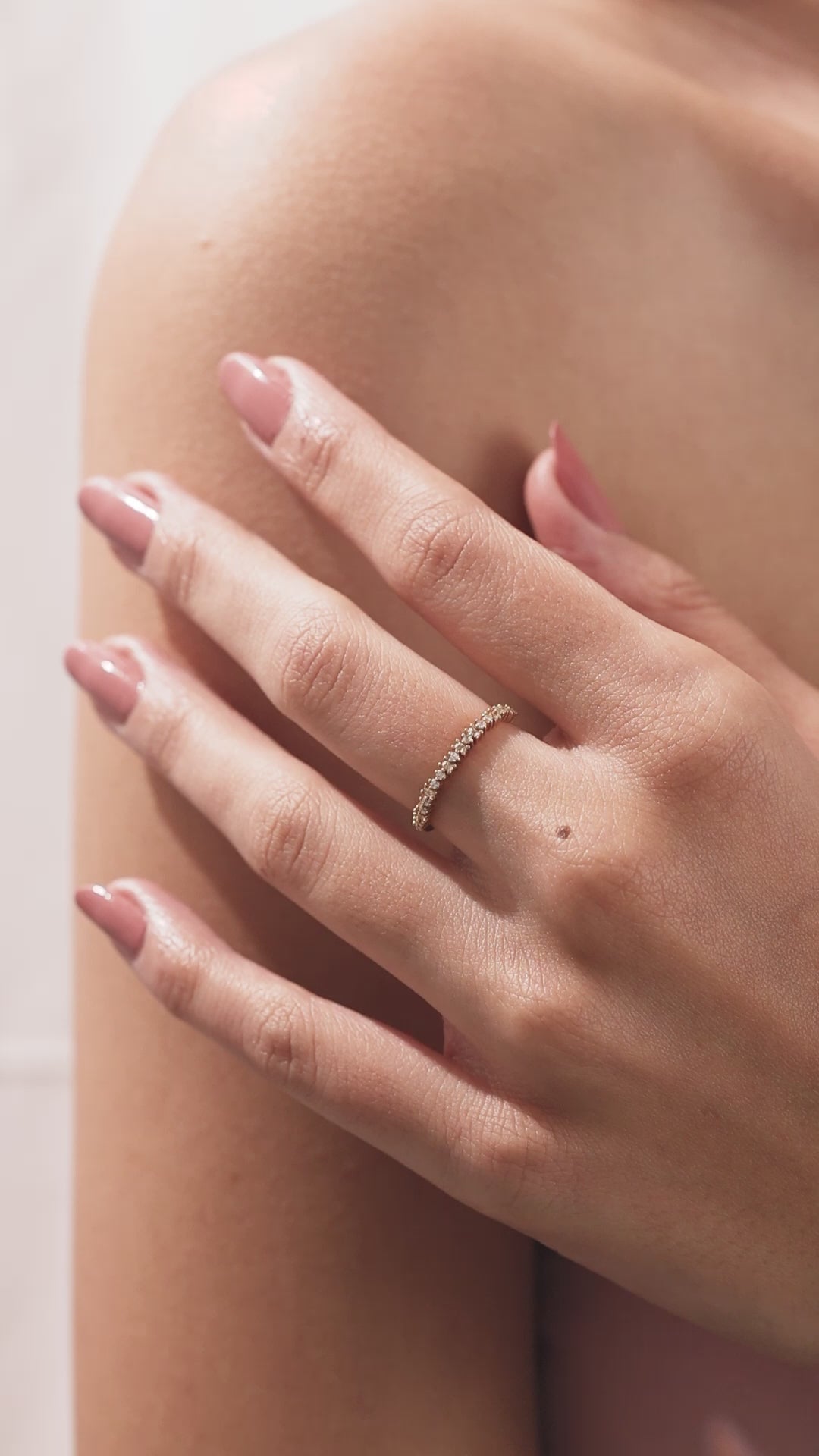 Stackable Ring Eternity Band Ring