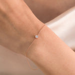 Rose Gold Round Diamond Bracelet