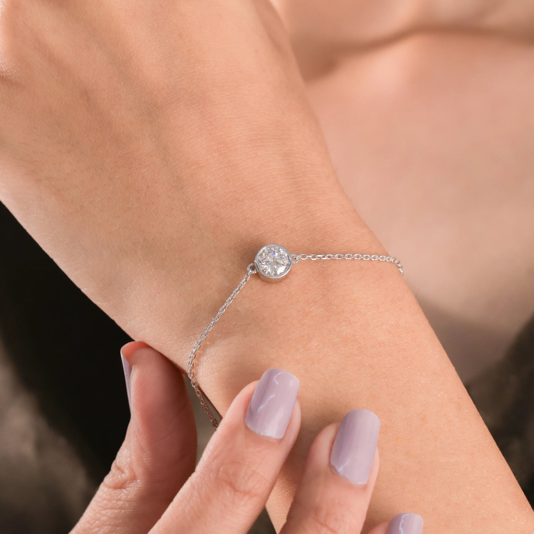 Round Diamond Bracelet 